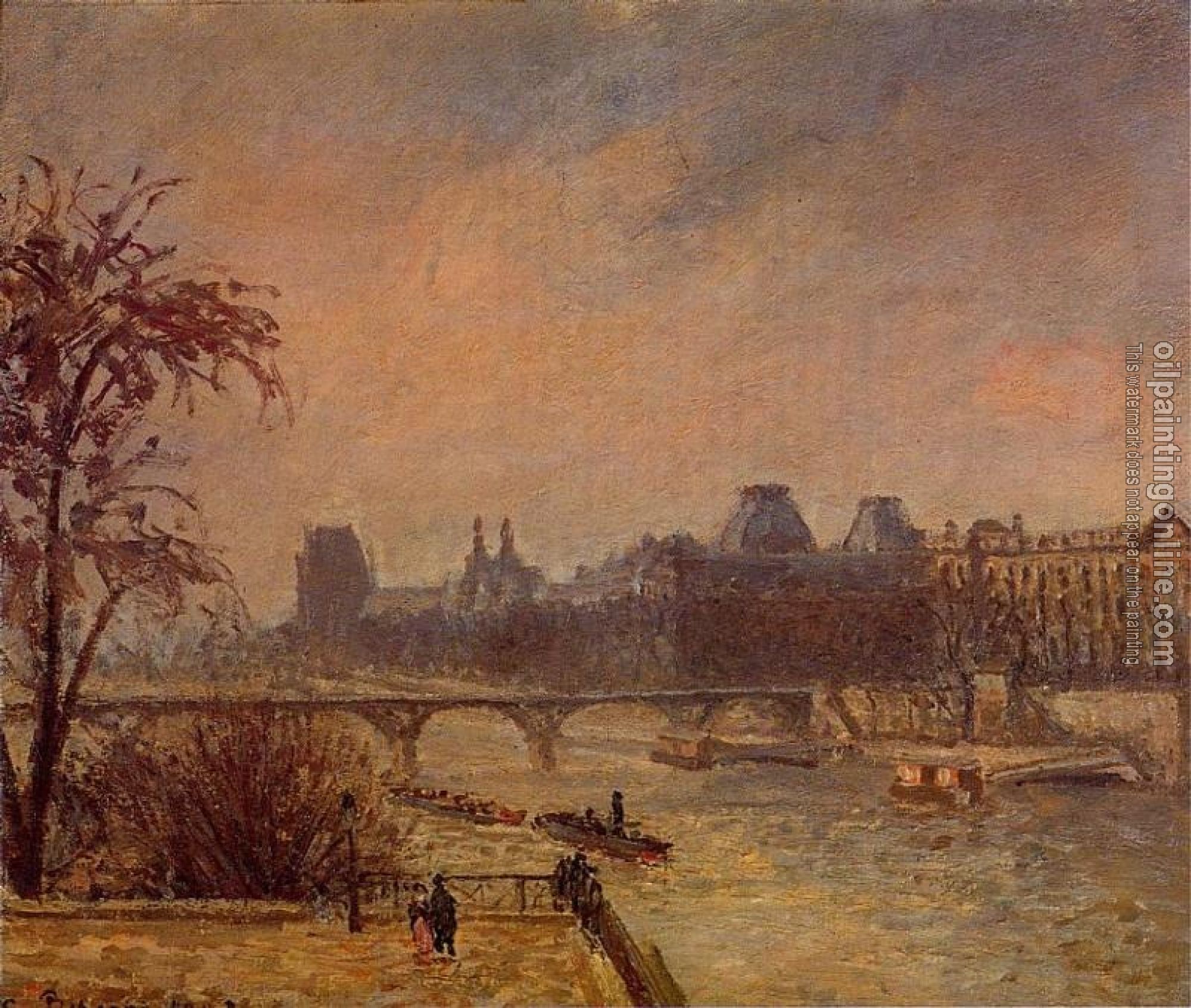 Pissarro, Camille - The Seine and the Louvre, Paris